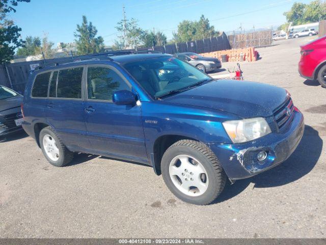  Salvage Toyota Highlander