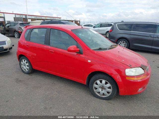  Salvage Chevrolet Aveo