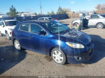  Salvage Toyota Matrix