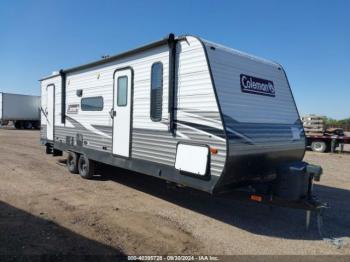  Salvage Coleman Travel Trailer