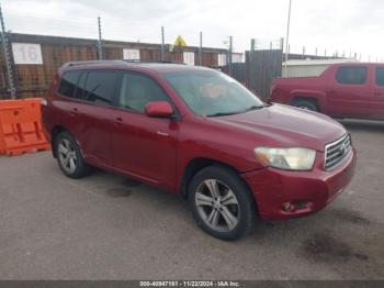  Salvage Toyota Highlander