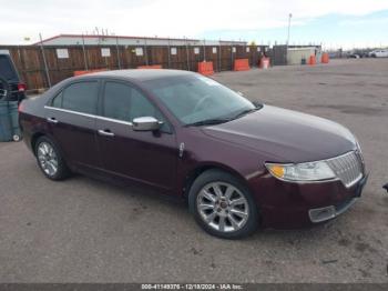  Salvage Lincoln MKZ