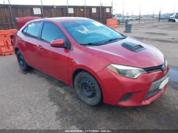  Salvage Toyota Corolla