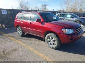  Salvage Toyota Highlander