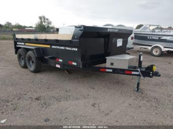  Salvage South Dump Box Trailer