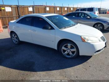  Salvage Pontiac G6