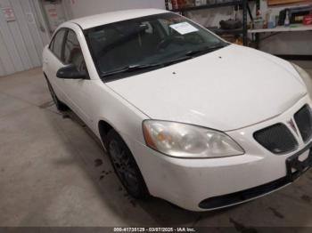  Salvage Pontiac G6