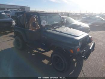  Salvage Jeep Wrangler