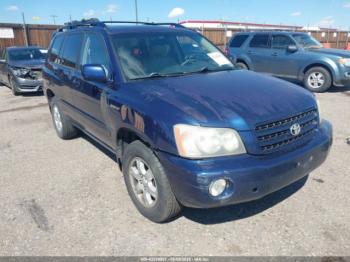  Salvage Toyota Highlander