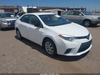  Salvage Toyota Corolla