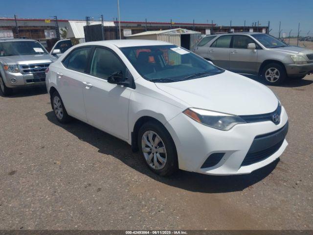 Salvage Toyota Corolla