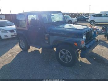  Salvage Jeep Wrangler
