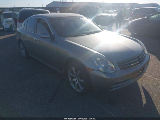  Salvage INFINITI G35x