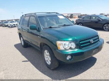  Salvage Toyota Highlander