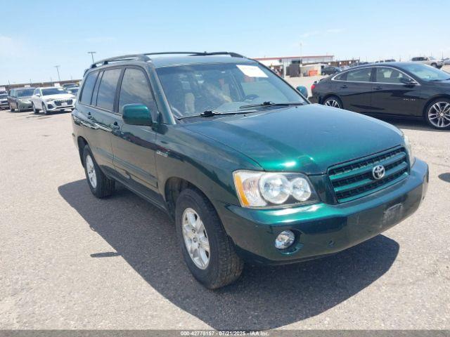  Salvage Toyota Highlander