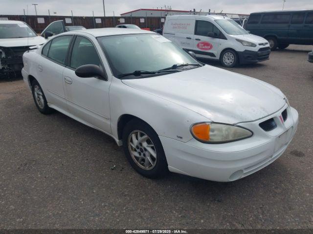  Salvage Pontiac Grand Am