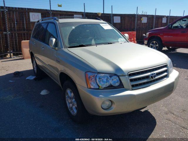  Salvage Toyota Highlander