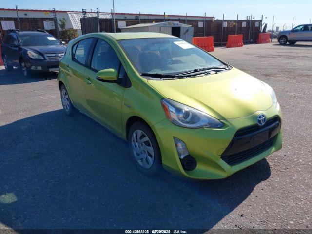  Salvage Toyota Prius c