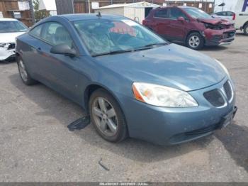  Salvage Pontiac G6
