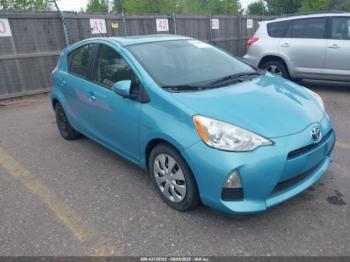  Salvage Toyota Prius c