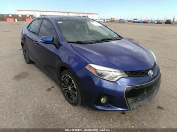  Salvage Toyota Corolla