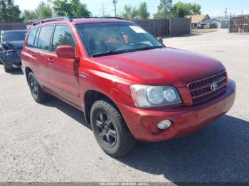  Salvage Toyota Highlander