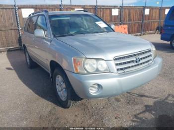  Salvage Toyota Highlander