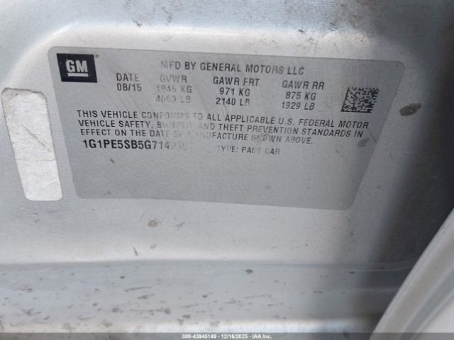 Chevrolet Cruze 1lt Auto Image 11