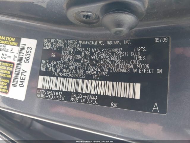 Toyota Sienna Xle Image 5