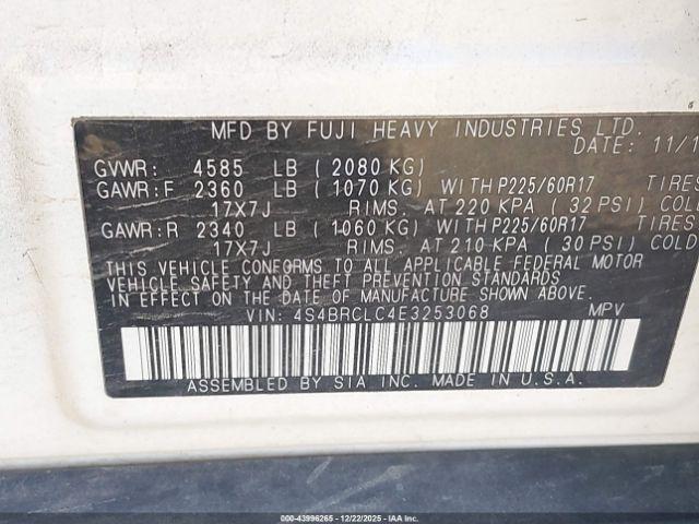 Subaru Outback 2.5i Limited Image 8