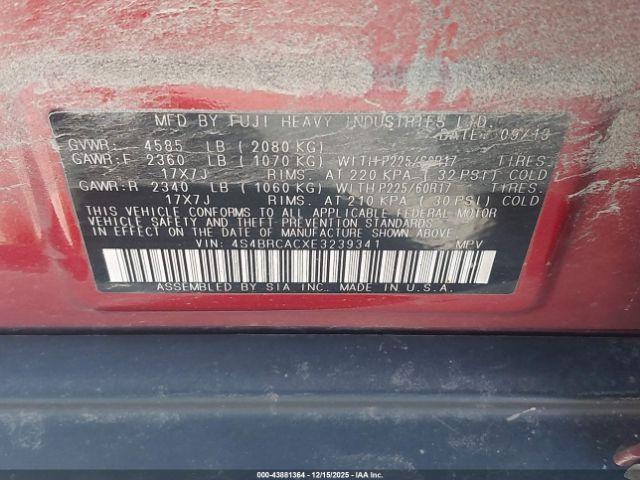 Subaru Outback 2.5i Image 10