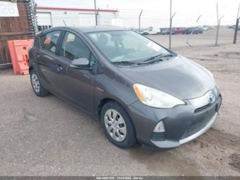  Salvage Toyota Prius c