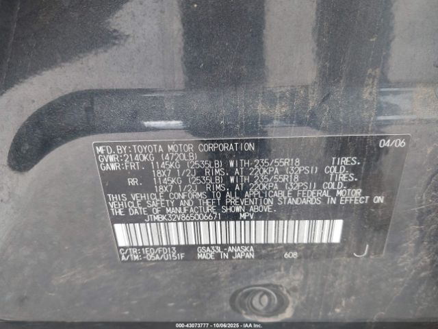 Toyota RAV4 Sport V6 Image 7