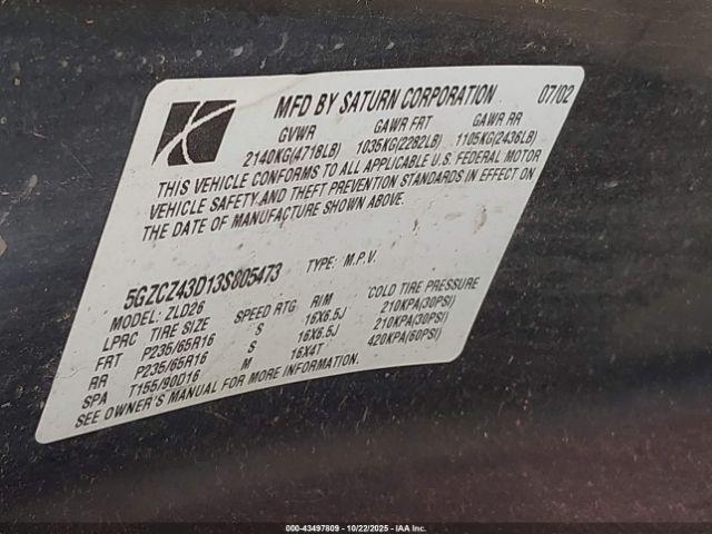 Saturn Vue 4 Cyl Image 10