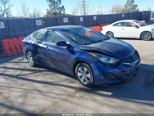  Salvage Hyundai ELANTRA