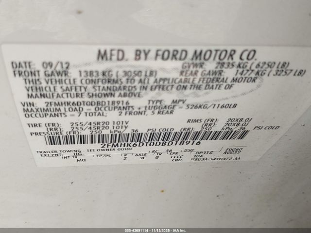 Ford Flex Limited Image 8