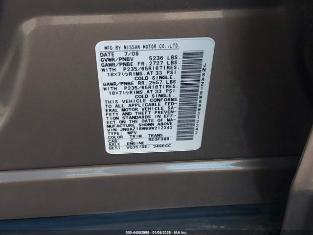 Nissan Murano Sl Image 7