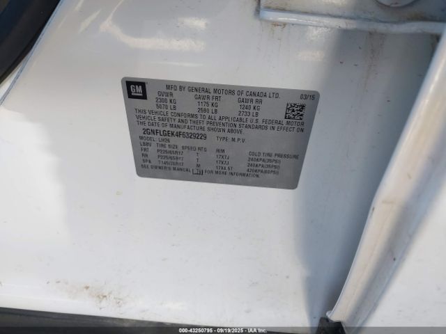 Chevrolet Equinox 2lt Image 9