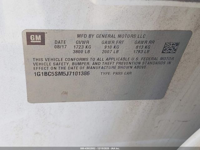 Chevrolet Cruze Ls Auto Image 8