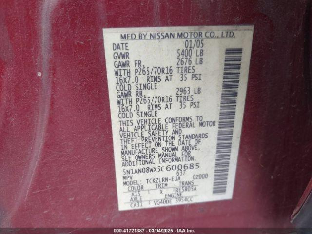 Nissan Xterra S Image 3