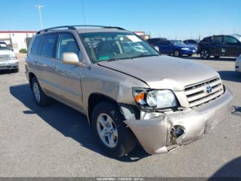  Salvage Toyota Highlander