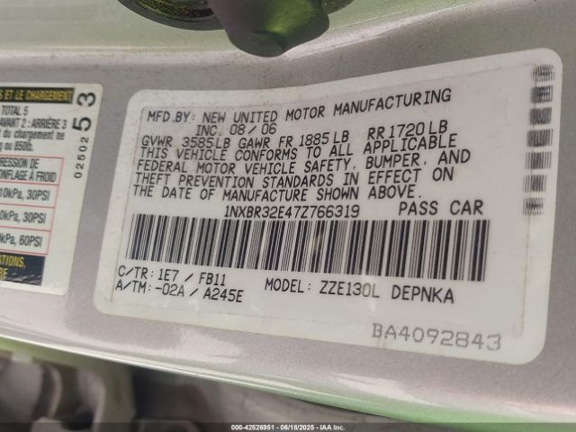 Toyota Corolla Le Image 2